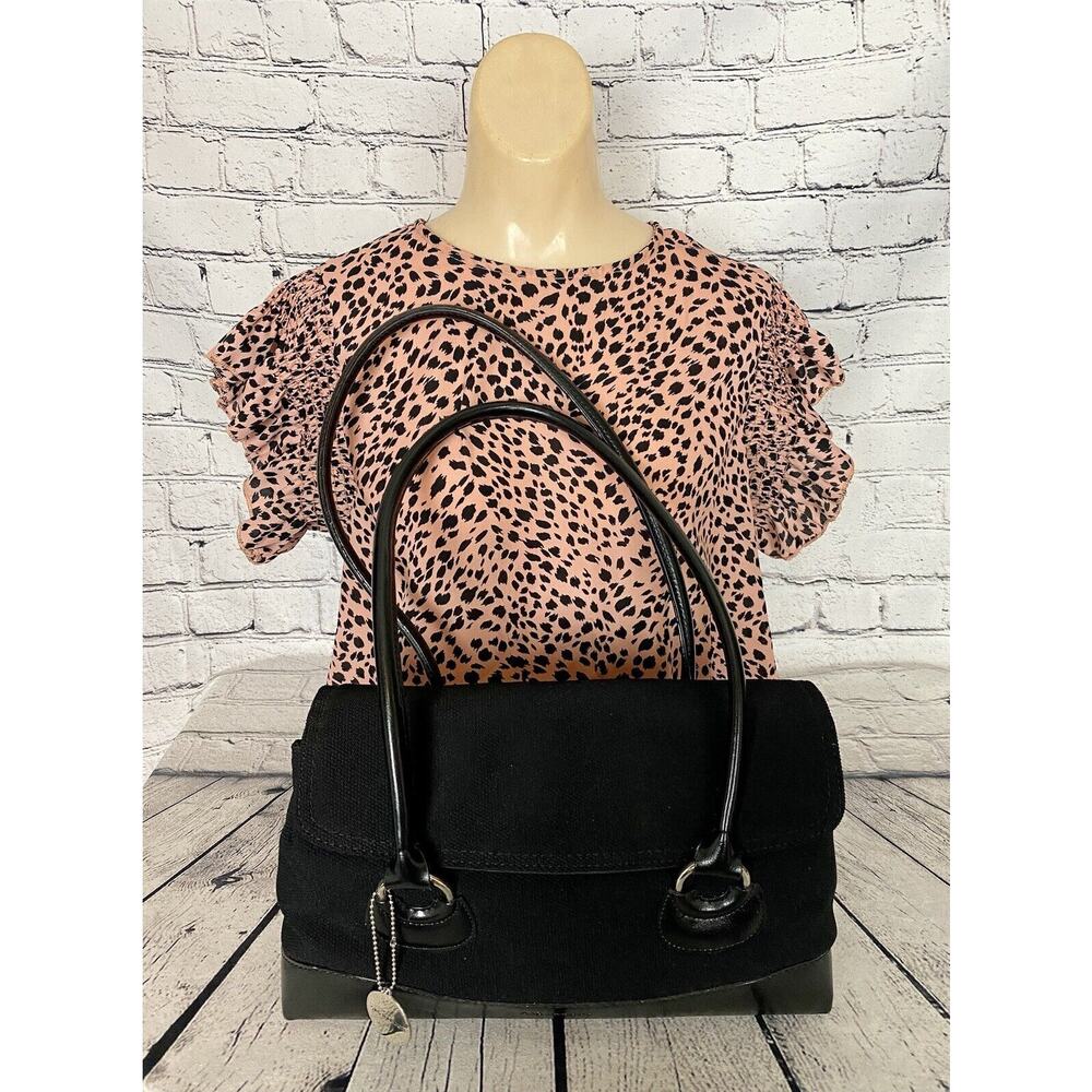 Sag Harbor NWOT Black‎ Double Strap Shoulder Purse Bag
